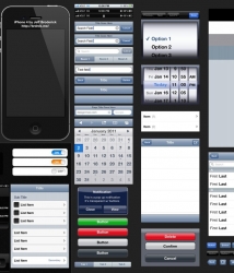 分享一套手机的GUI-PSD的设计素材！388MB